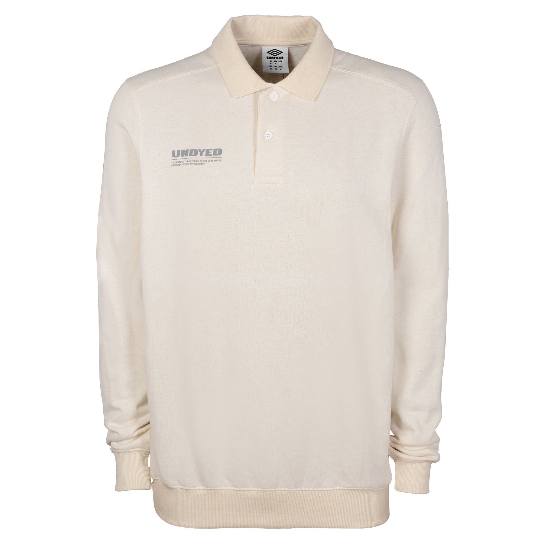 F23 MEN'S UNDYED COLLARED LS S