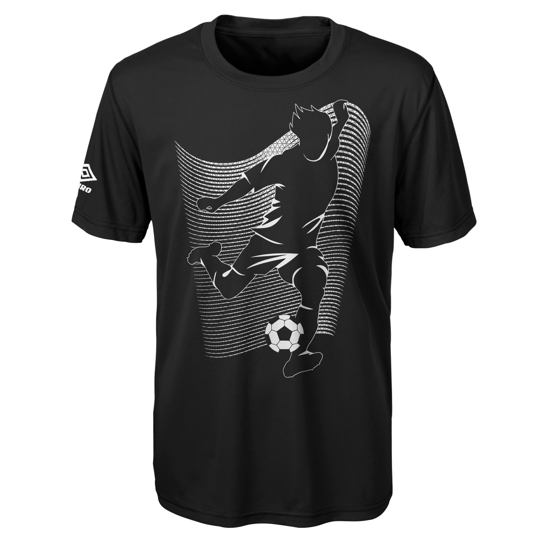 UMBRO BOYS POLY SS STRIKER TEE