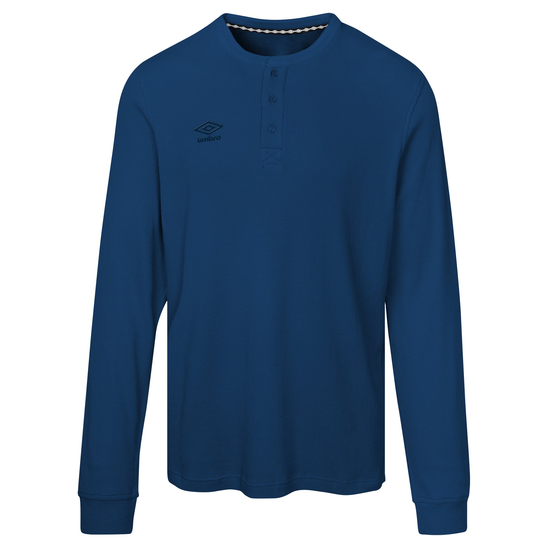UMBRO MENS LS WAFFLE HENLEY
