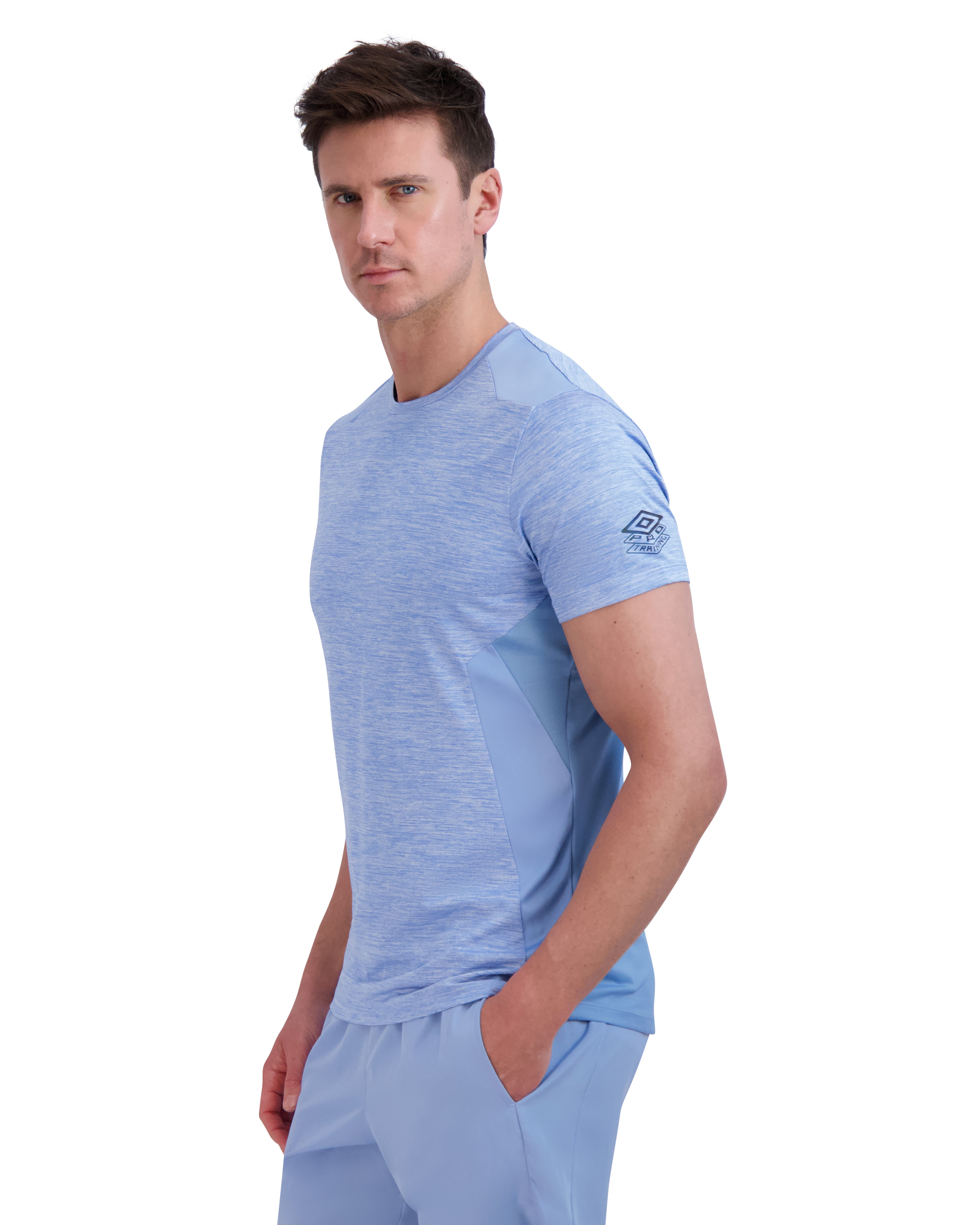 PRO TRAINING MARL POLY TEE