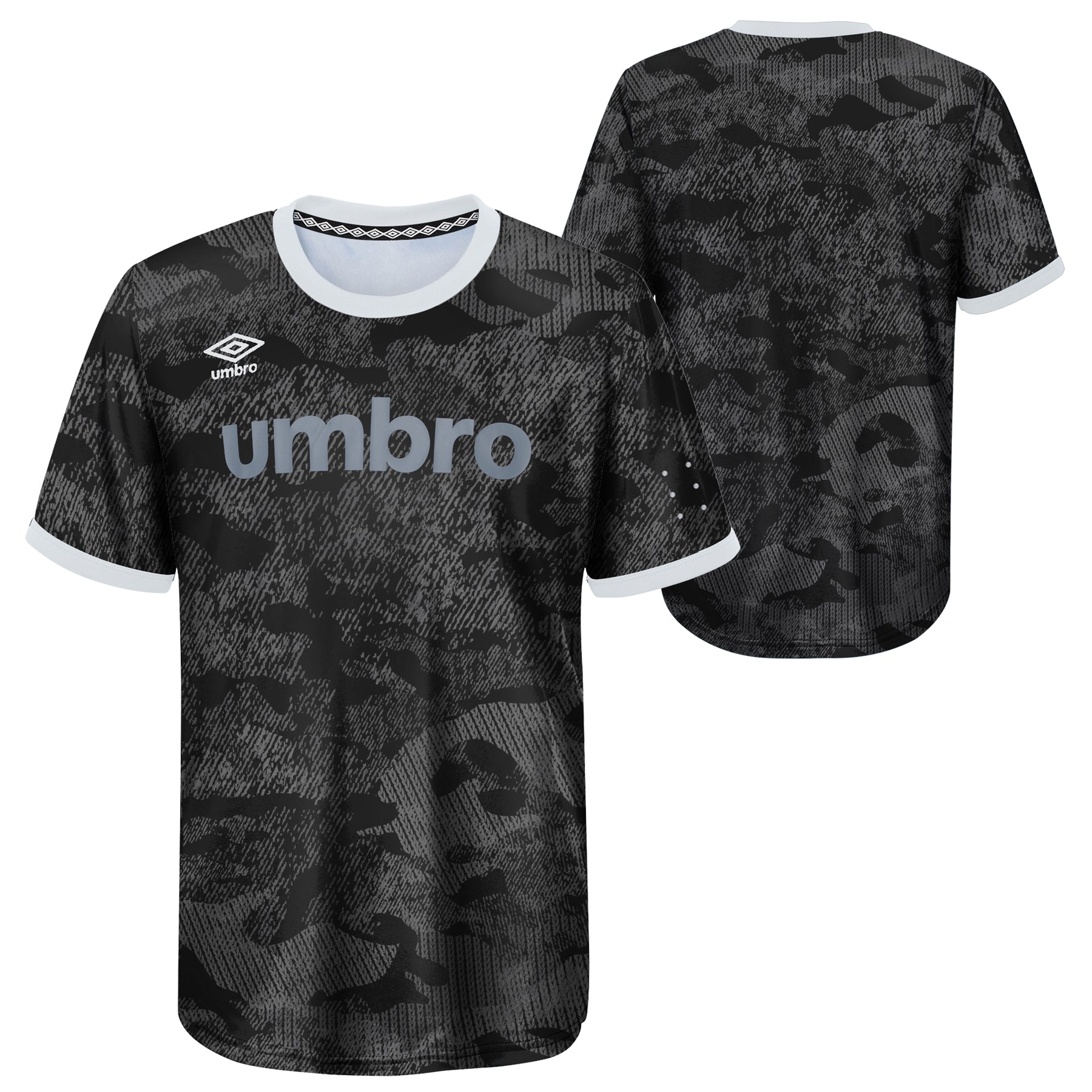 F22 UMBRO BOYS CAMO JERSEY