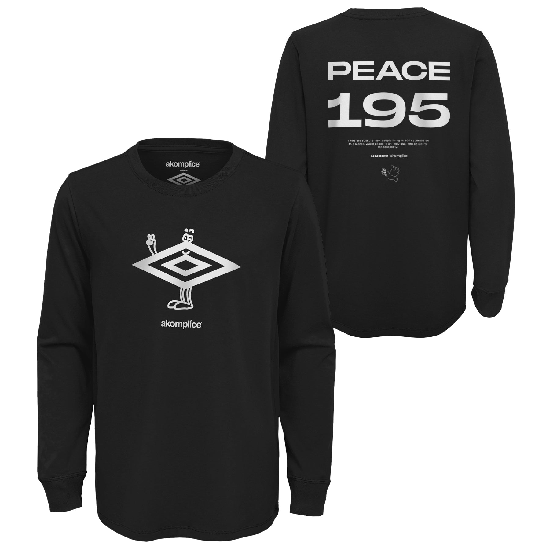 UMBRO x AKOMPLICE PEACEMAN LS TEE