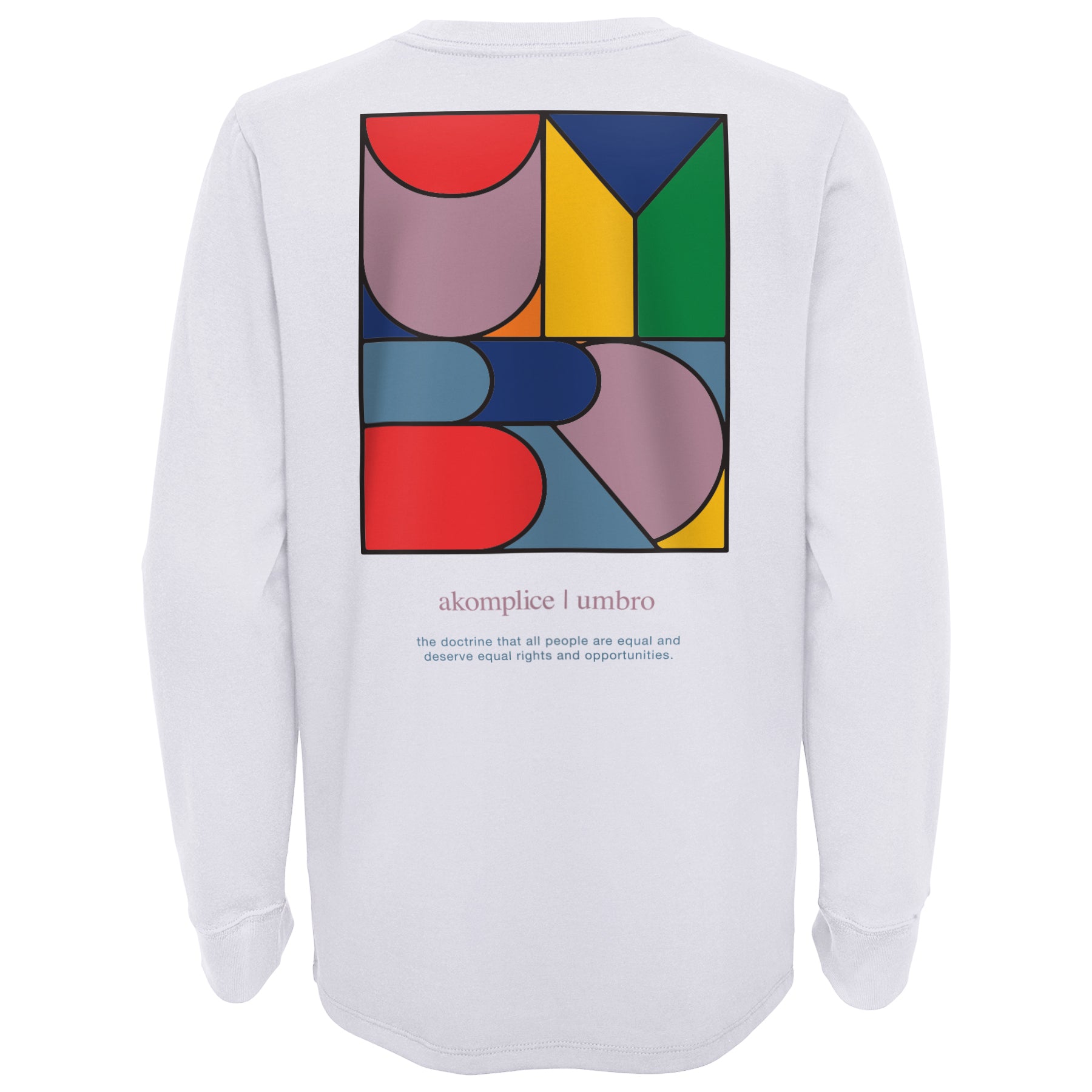 UMBRO x AKOMPLICE MEN'S EGALITARIANUISM LS TEE