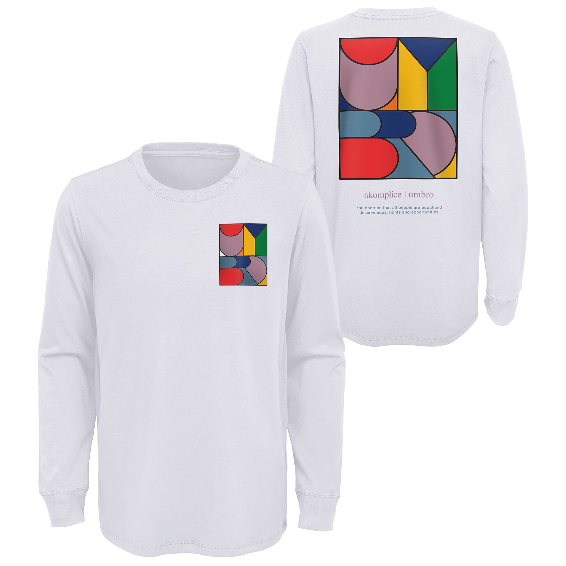 UMBRO x AKOMPLICE MEN'S EGALITARIANUISM LS TEE