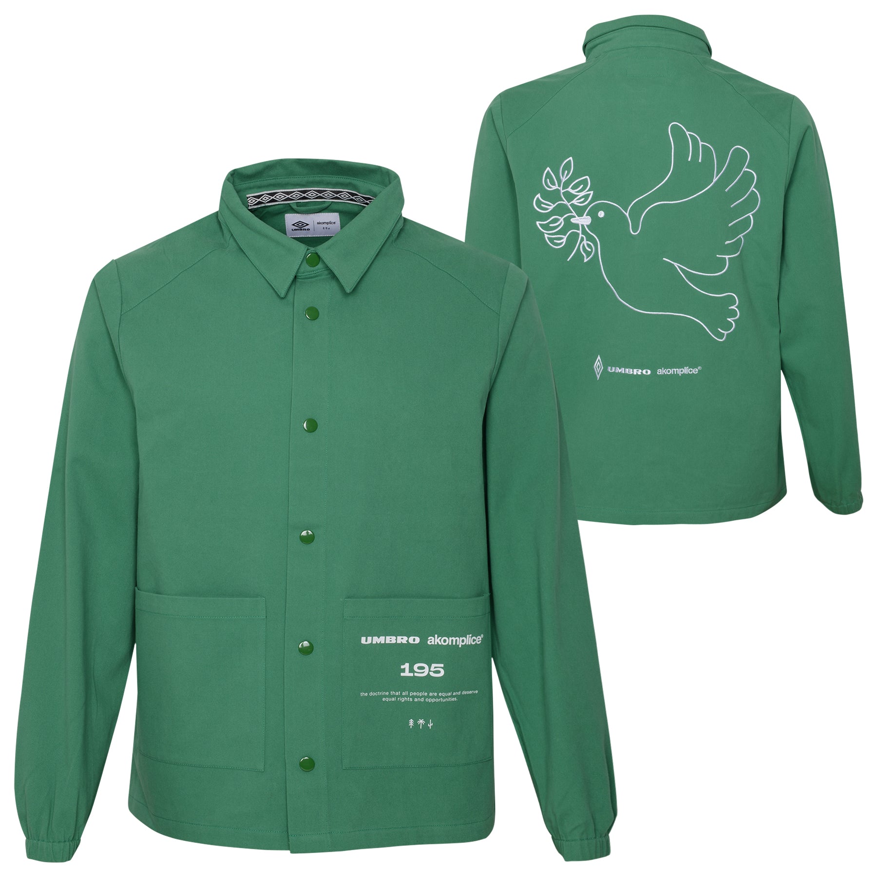 UMBRO x AKOMPLICE DOVE COACHES JACKET
