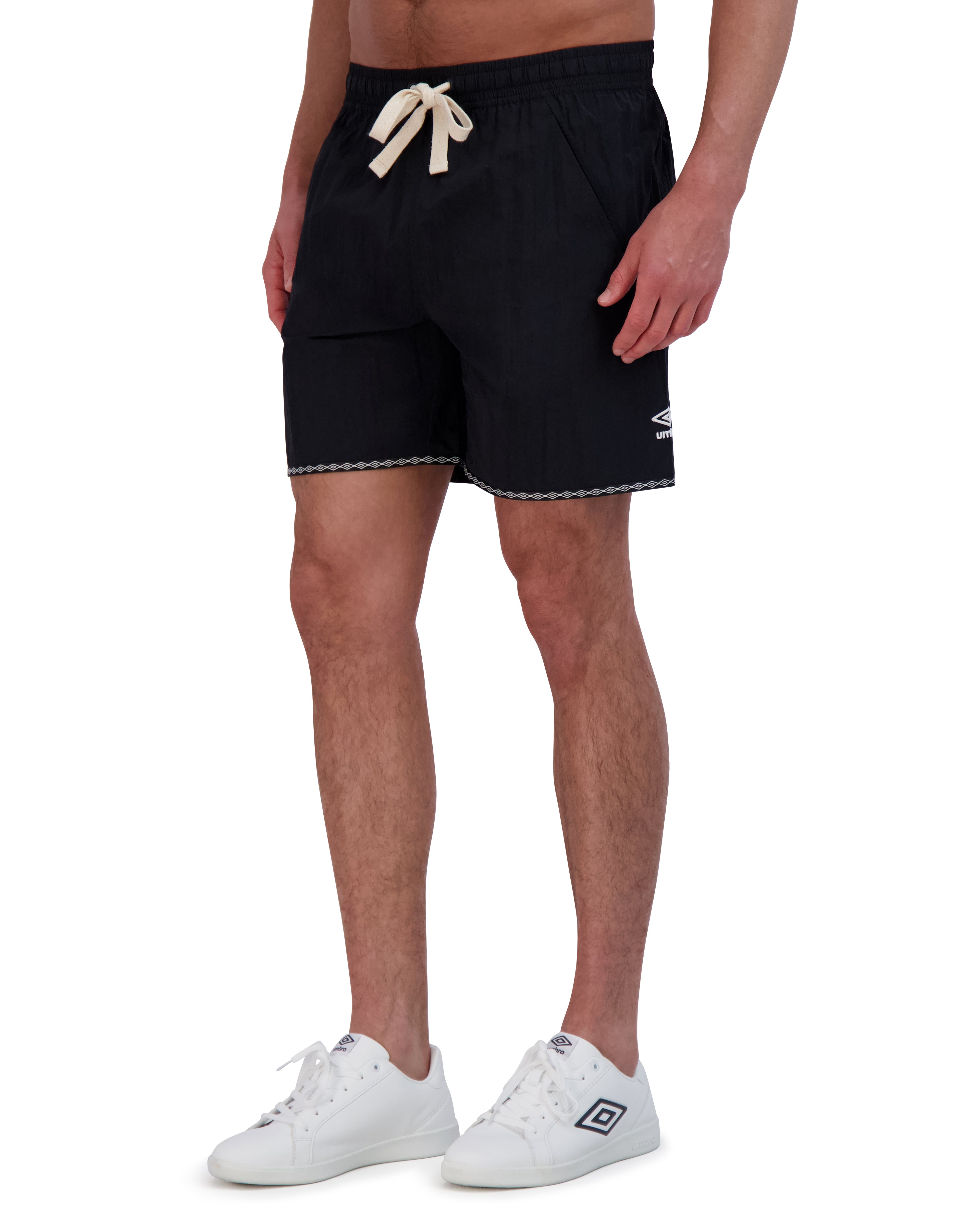 SOLID CRINKLE NYLON SHORT