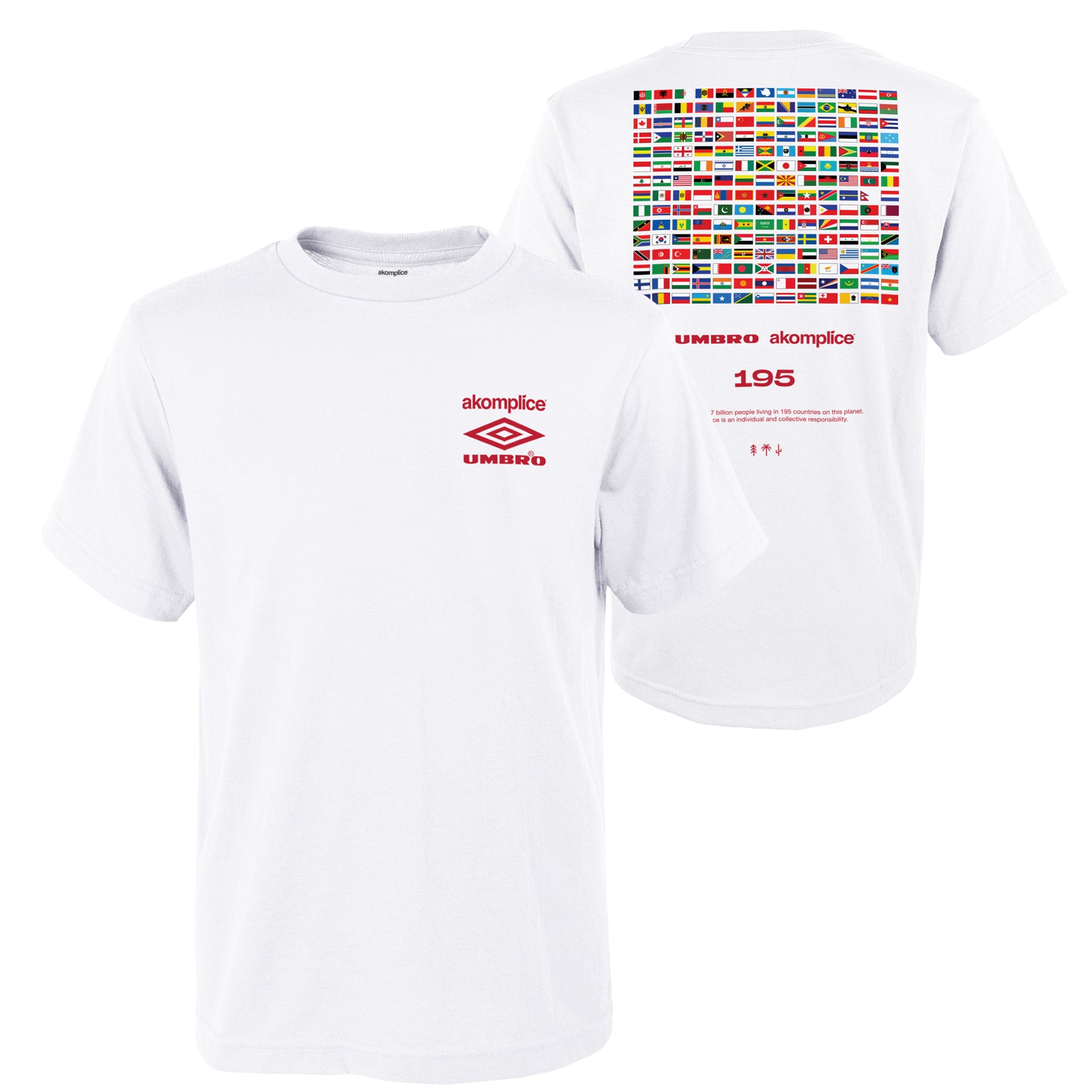 UMBRO x AKOMPLICE WORLD PEACE SS TEE