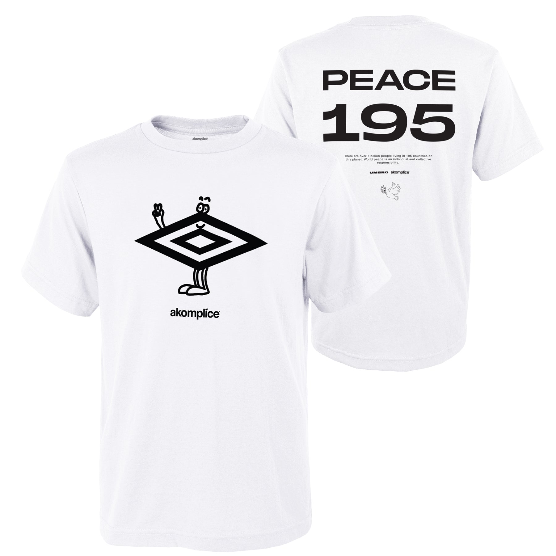 UMBRO x AKOMPLICE PEACEMAN SS TEE