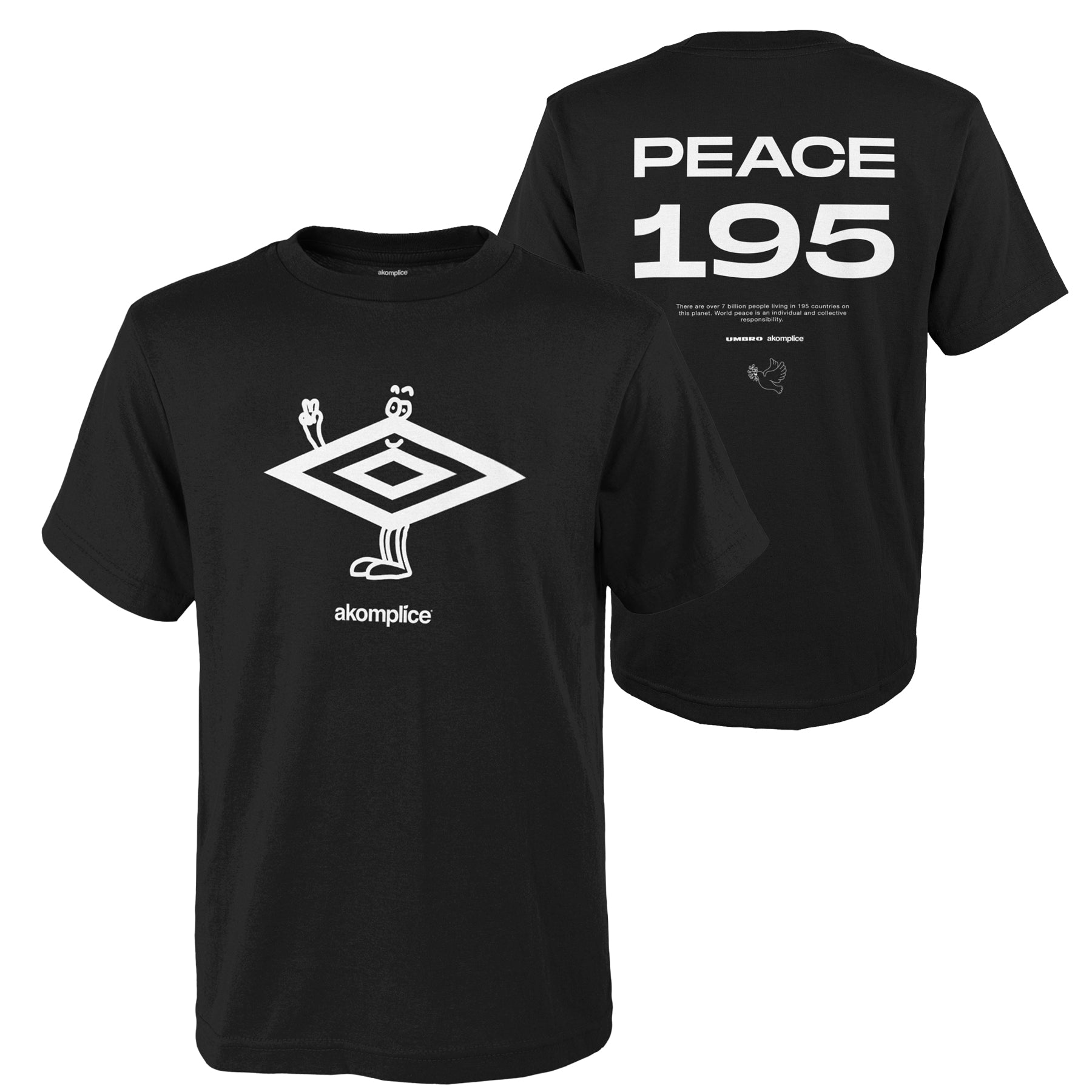 UMBRO x AKOMPLICE PEACEMAN SS TEE