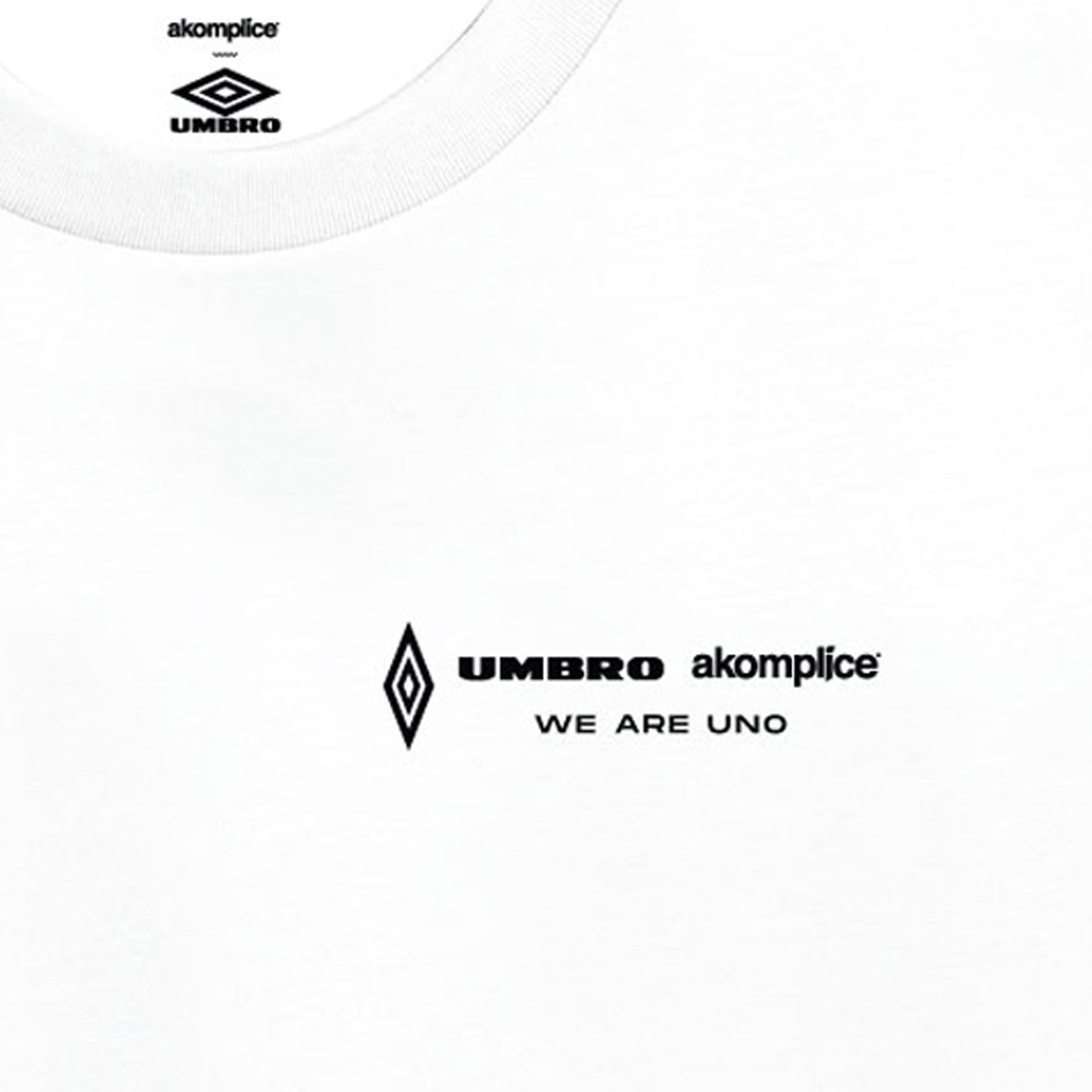 UMBRO x AKOMPLICE MENS WE ARE UNO S/S TSHIRT