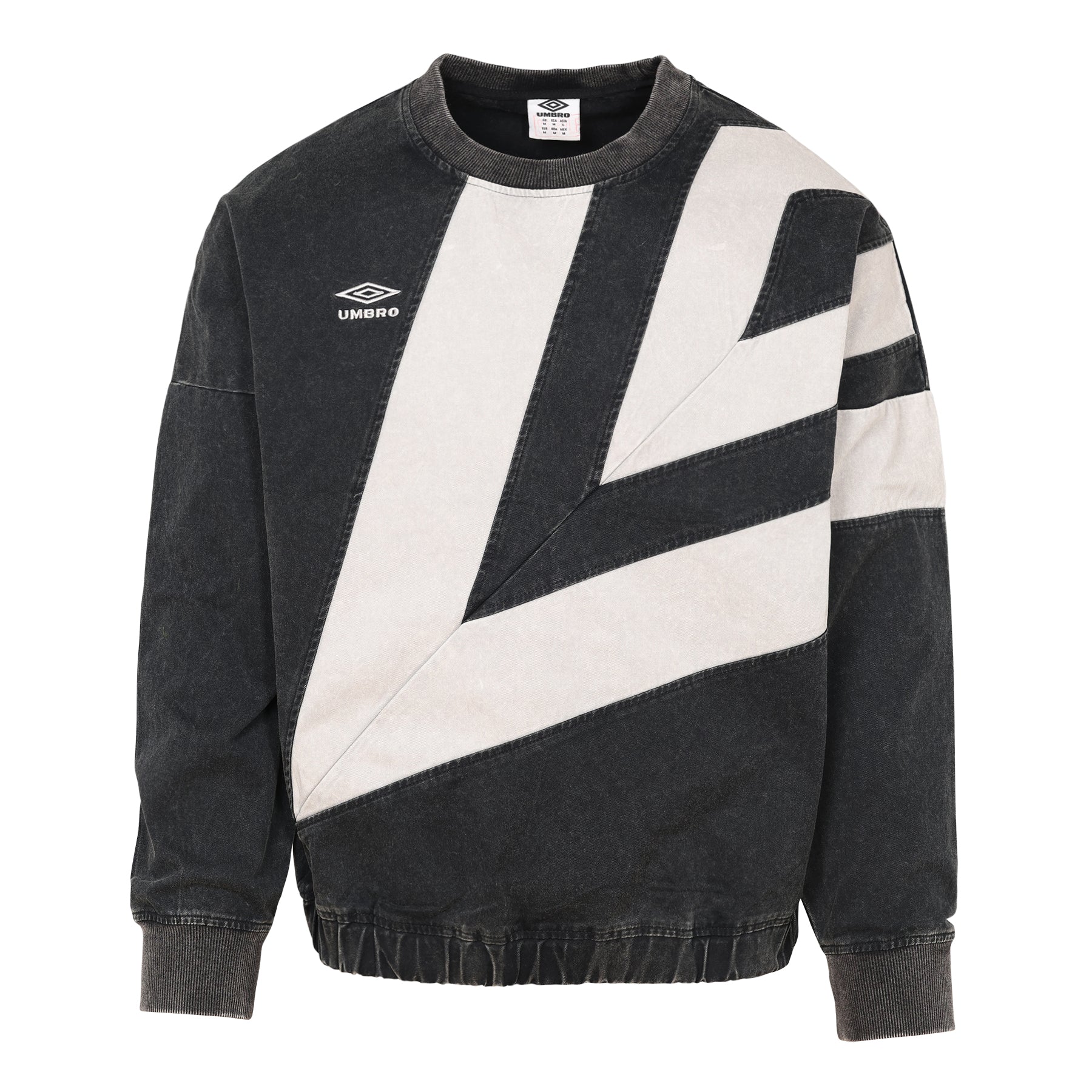 WASHED DIAMOND DRILL SWEAT MEN