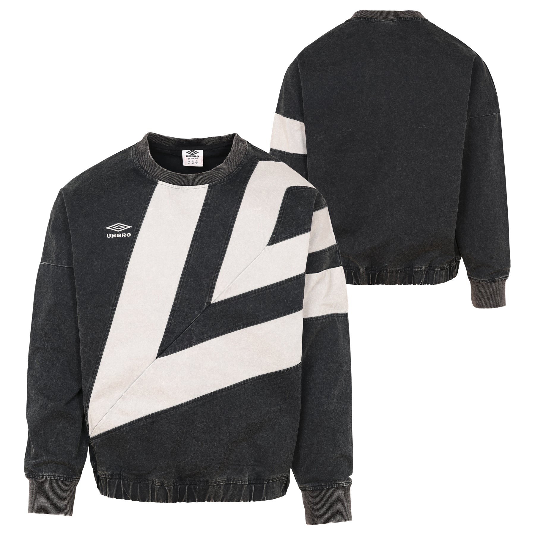 WASHED DIAMOND DRILL SWEAT MEN