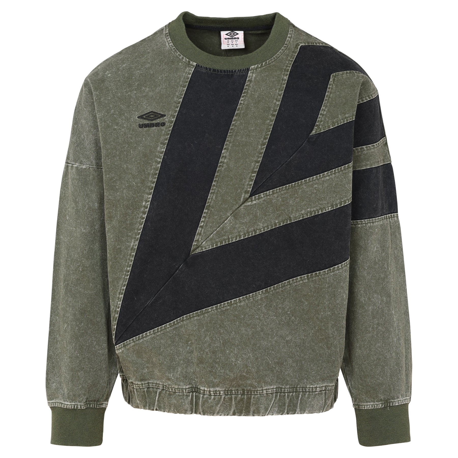 WASHED DIAMOND DRILL SWEAT MEN