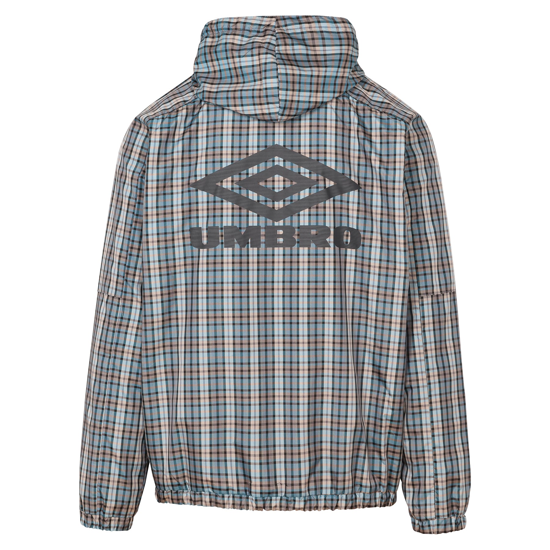 CHECKED CAGOULE JACKET