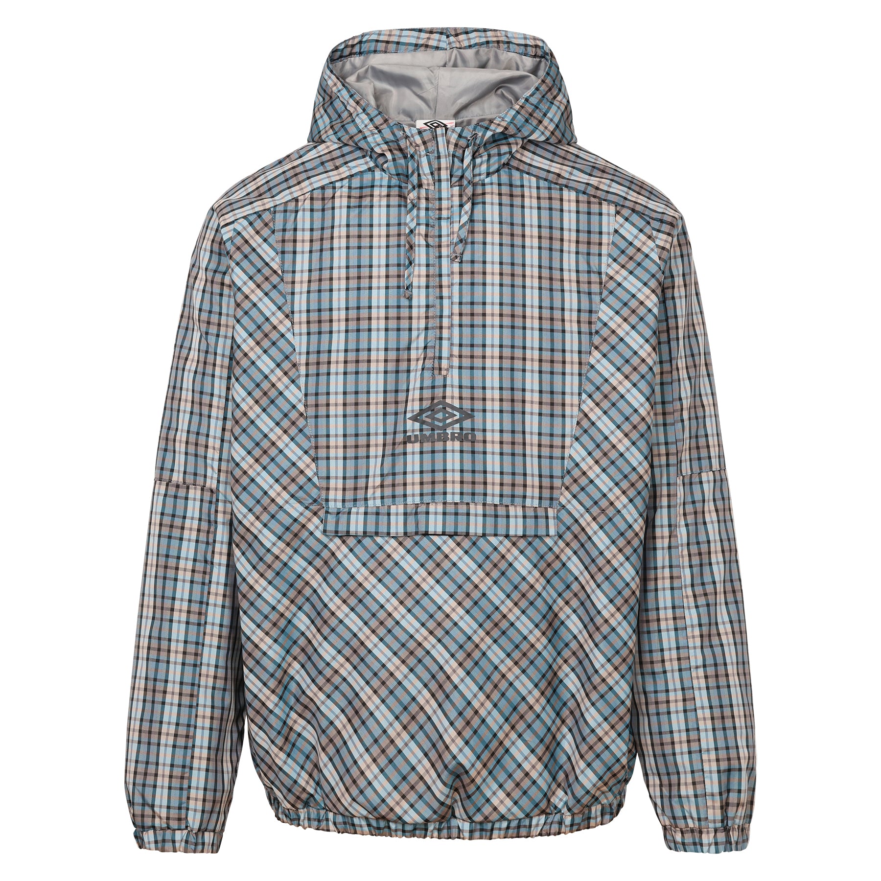 CHECKED CAGOULE JACKET