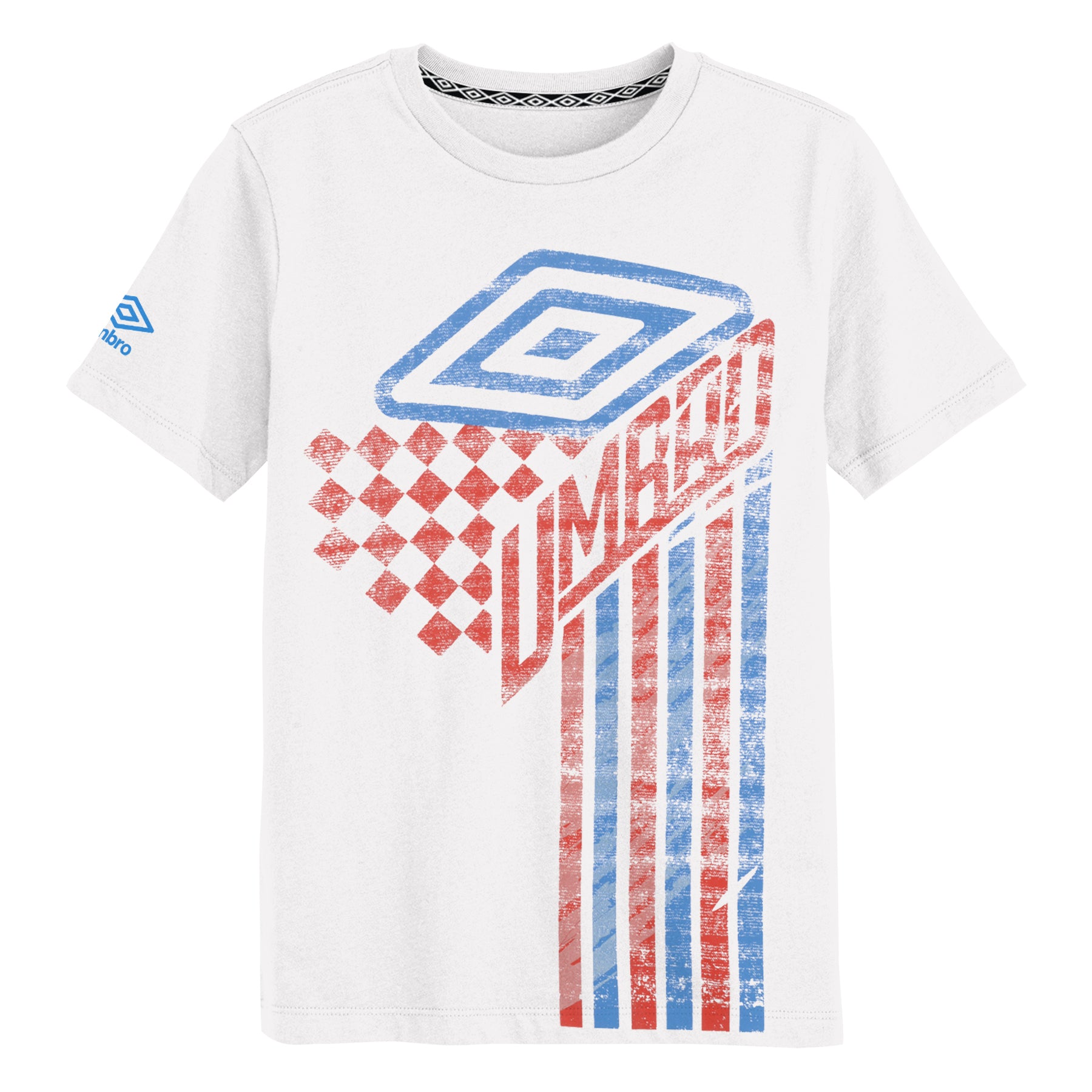 UMBRO CHECKERED STRIPE TEE