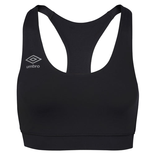 Umbro Womens Activewear Sports Bra Racerback Sleeveless Logo Black Siz –  Goodfair