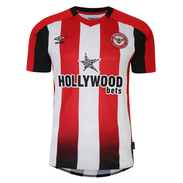 Umbro Brentford FC サッカーシャツ Lサイズ 2023 BRENTFORD HOME JERSEY S/S