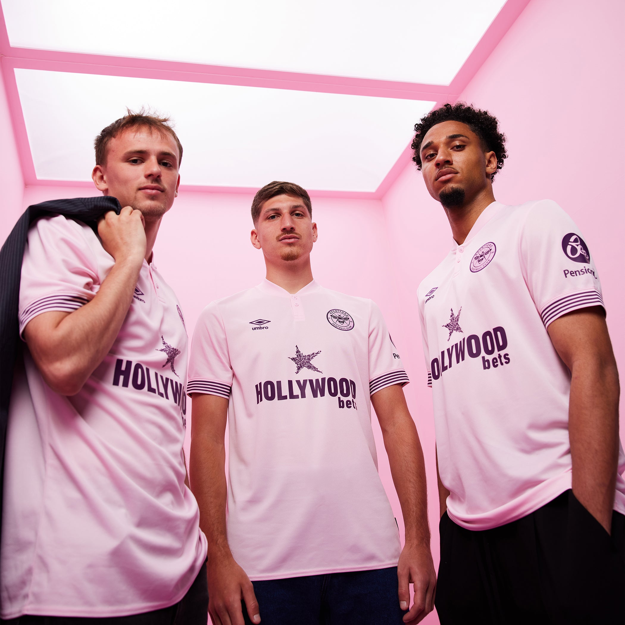 ブレントフォードFC (Brentford Away Jersey L/S M) 2024/25 BRENTFORD AWAY JERSEY