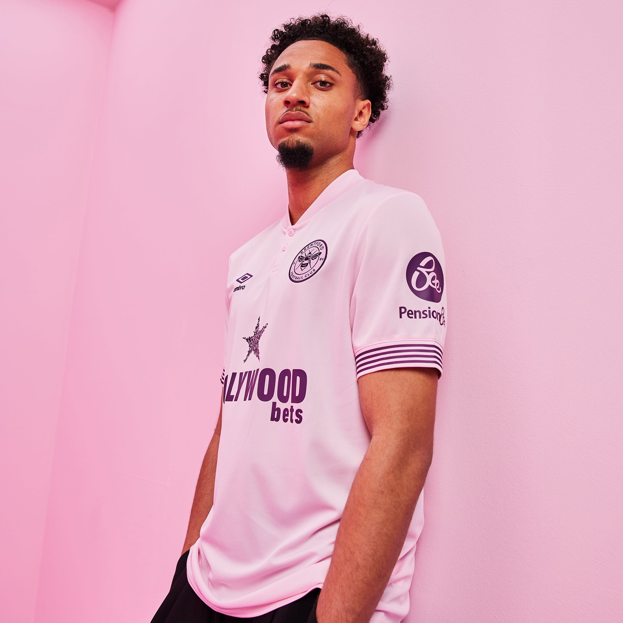 ブレントフォードFC (Brentford Away Jersey L/S M) 2022-24 Brentford Away L/S Shirt (L)