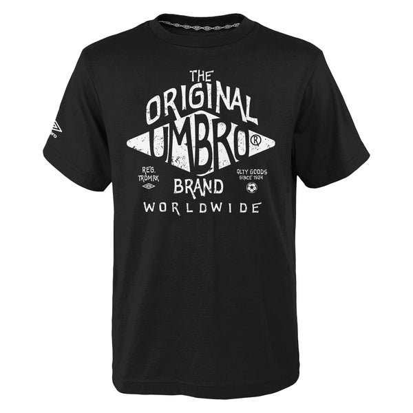 ★UMBRO★ PTR Basic Big Logo Short Sleeve T-shirt Black UQ12 UUM1UB24_UAU_BLACKBEAUTYWHITE_